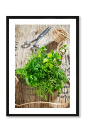 Parsley and dill