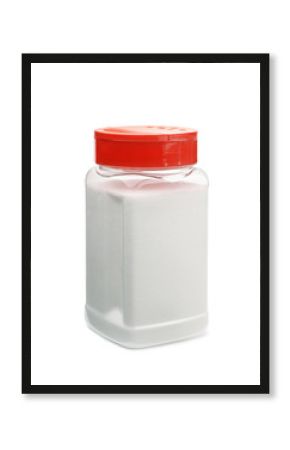 Plasic container of table salt 