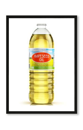 Plastic bottle with rapeseed oil