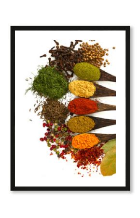 different spices