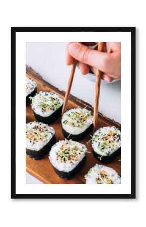 Vegan maki sushi