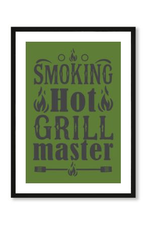 Smoking' Hot: BBQ Vector T-Shirt design