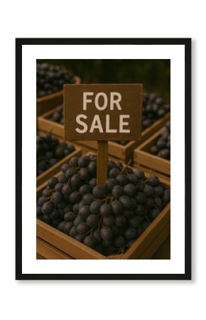 grape for sale at a farmer's market