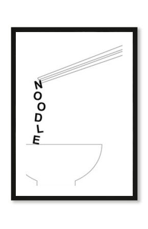 noodle letter 