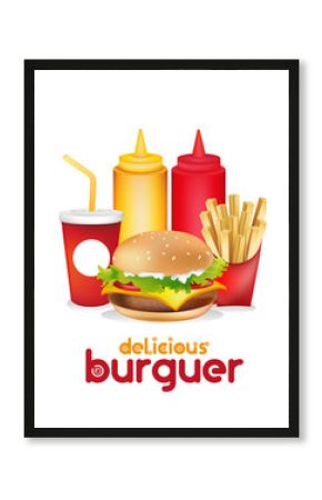 Delicious Burguer    You can use the products independently.