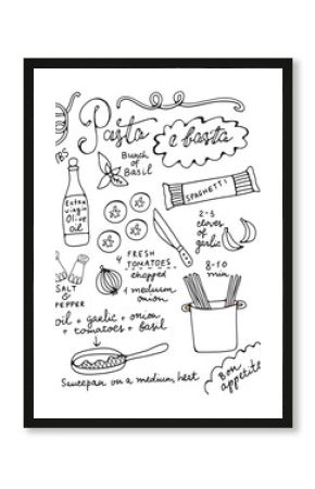 Pasta e basta. Pasta thats all.