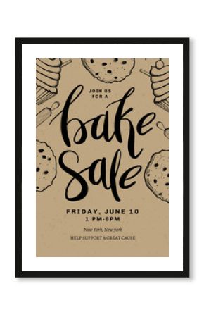 Bake Sale Card Design