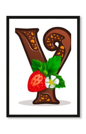  Letter y candies  chocolate