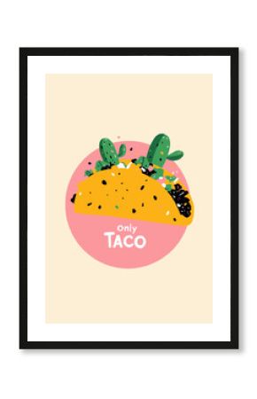 logo for a taco restaurant named OnlyTaco 