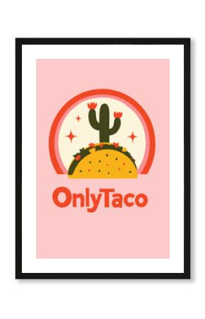 logo for a taco restaurant named OnlyTaco 