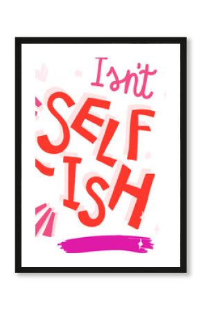 Flat vector design is showing bold red letters pink script heart doodle on transparent background