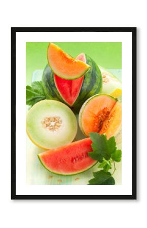 melons and watermelon