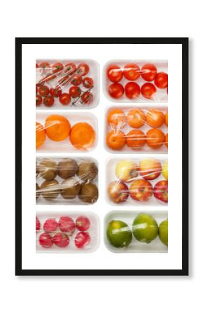 fruits and vegetables in vacuum packing