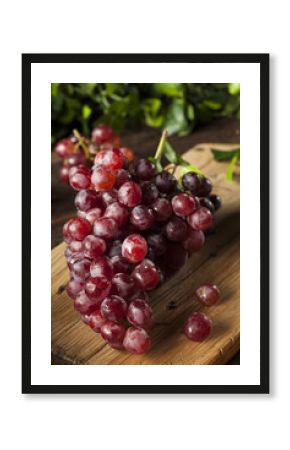 Organic Raw Red Grapes