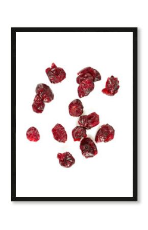 dried cranberry isolated on white