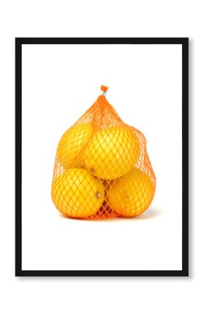Lemons in plastic netting
