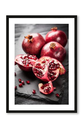 Red juice pomegranate