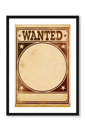 Wanted poster