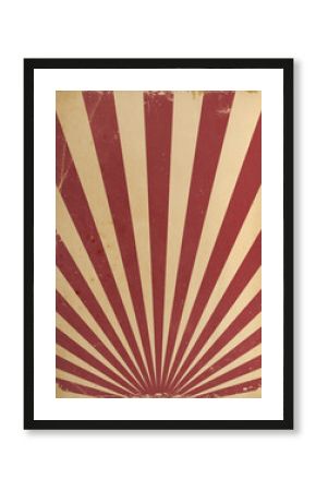 Retro Revolution Propaganda Poster. Stilisierte Sonnestrahlen auf grunge Papier Hintergrund