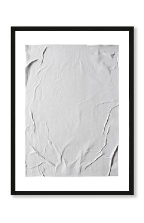 White wheat paste poster paper texture
