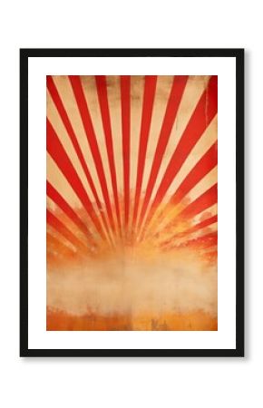 Vintage Carnival or Circus poster background template, retro fair aesthetic