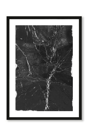 Empty old vintage black scratch torn poster overlay texture background