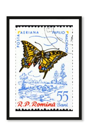 Postage stamp Romania 1960 European swallowtail, papilio machaon, butterfly
