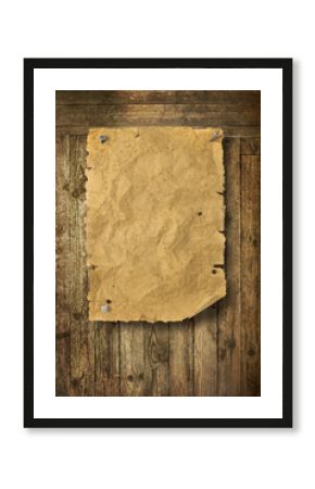 Empty Wild West wanted poster