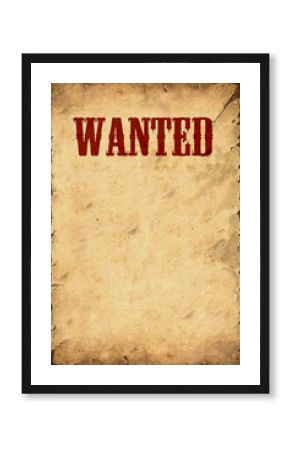 Retroplakat - Wanted