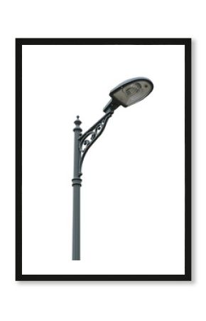 Classic Street Lamp – PNG Format on White Background for Architectural Design