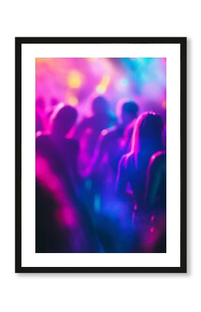 vibrant disco party scene – ideal for music event posters, nightclub flyers, or retro-style social media posts