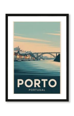 Vintage Porto Travel Poster