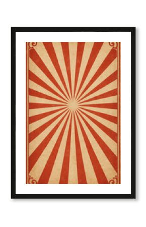 Vintage circus style sunburst background 