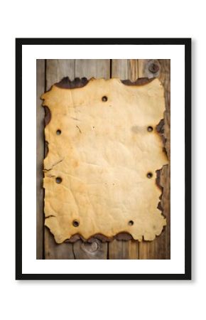 Medieval Scroll with Decorative Frame