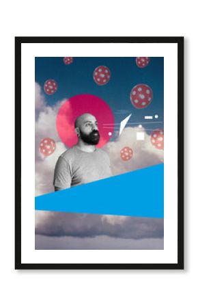 Thinker on clouds