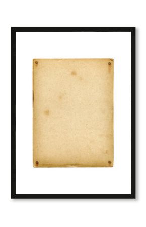 nailed blank vintage poster