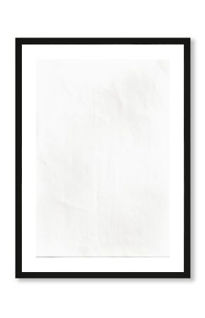 Blank White Poster