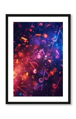 blue-violet gradients music concert poster background