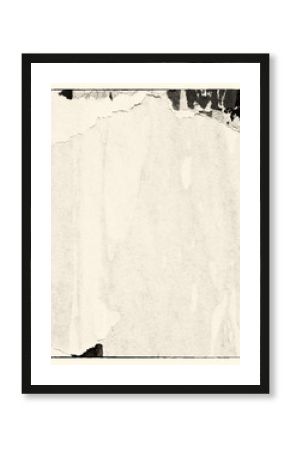 Old wrinkly crumpled paper texture background creased ripped torn poster backdrop surface