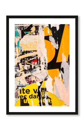 Old ripped torn grunge paper backgrounds creased crumpled poster backdrop surface placard