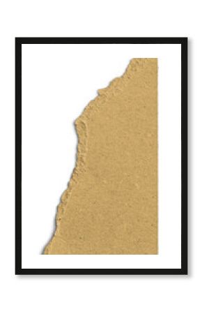 Yellow Cardboard Paper Bottom Right Corner Torn 1