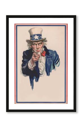 Uncle Sam, United states of america, united we stand, i want you poster