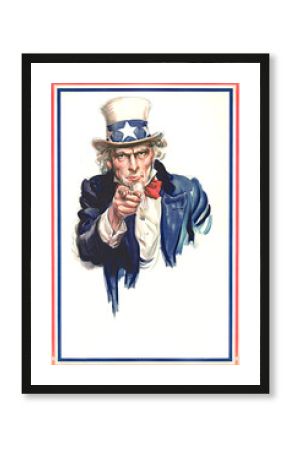 Uncle Sam, United states of america, united we stand, i want you poster