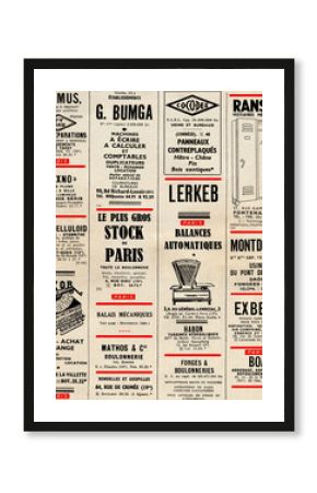 Vintage french ads