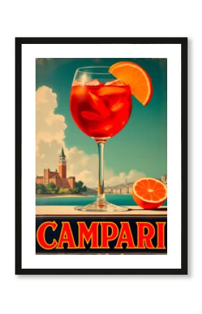Campari vintage poster