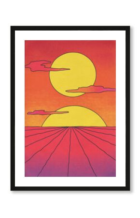 Minimal Landscape Illustration