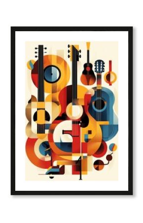 Rock music background. Rock poster. Background for music festival or concert poster or flyer, design template