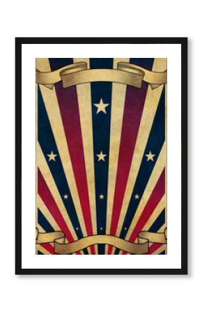 Vintage Retro Poster Background Template