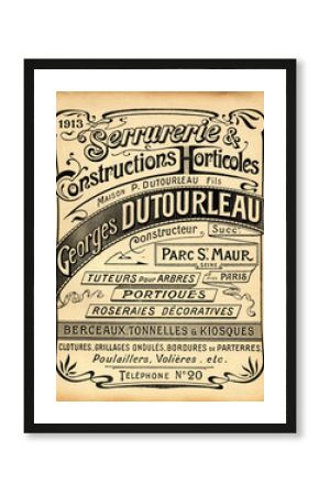 Affiche Art Nouveau