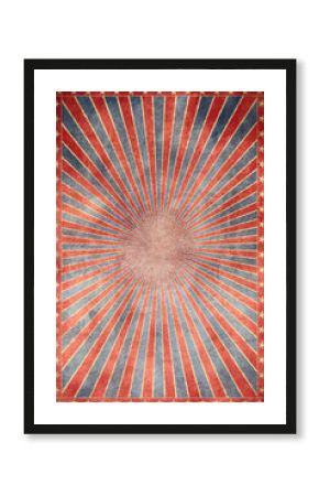 Blue and red rays grunge